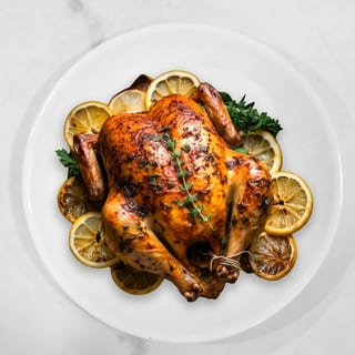 Whole Rotisserie or Grilled with 6 Pita Bread