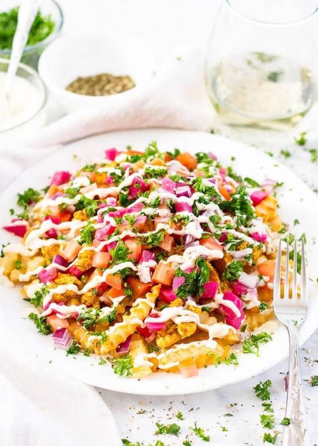 Beef Shawarma Loaded Fries.